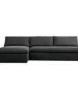 Miles Olefin Fabric Outdoor Modular Sofa (Set Of 2) - LOOMLAN - Moe's Home - Outdoor Sofas & Loveseats
