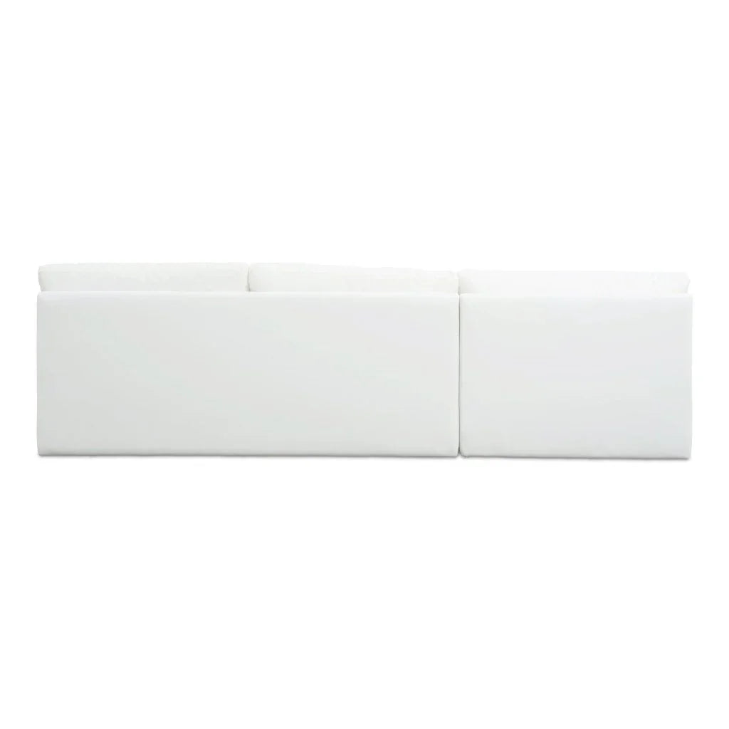 Miles Olefin Fabric Outdoor Modular Sofa (Set Of 2) - LOOMLAN - Moe&#39;s Home - Outdoor Sofas &amp; Loveseats