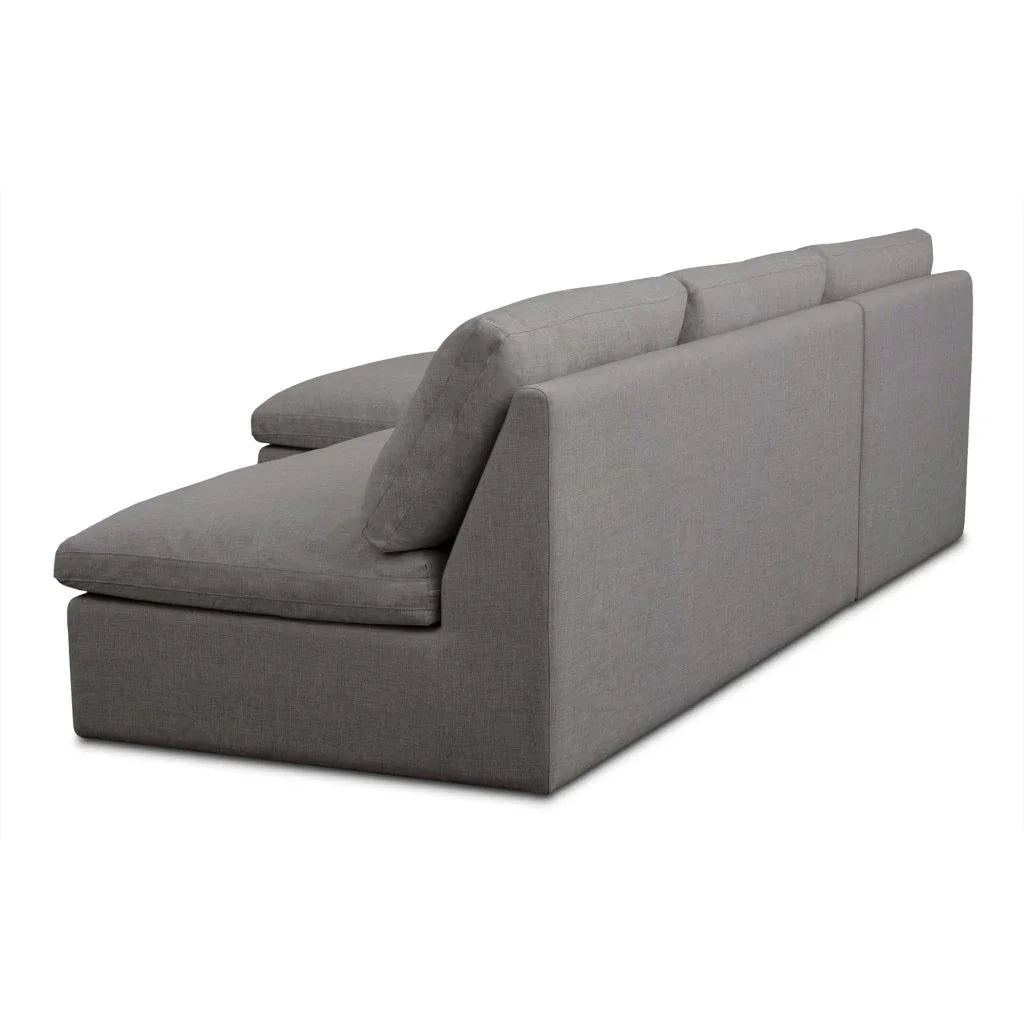 Miles Olefin Fabric Outdoor Modular Sofa (Set Of 2) - LOOMLAN - Moe&#39;s Home - Outdoor Sofas &amp; Loveseats