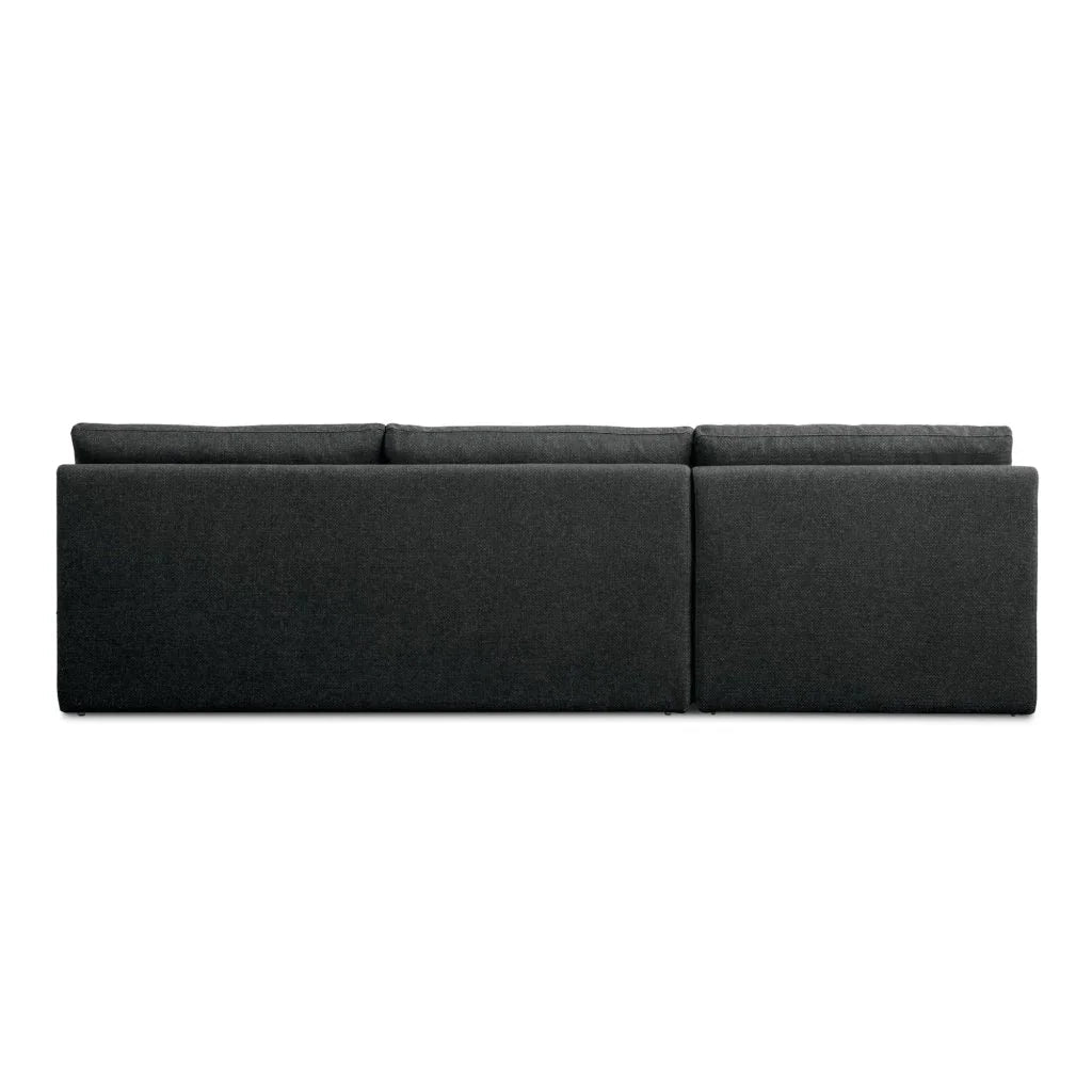 Miles Olefin Fabric Outdoor Modular Sofa (Set Of 2) - LOOMLAN - Moe&#39;s Home - Outdoor Sofas &amp; Loveseats