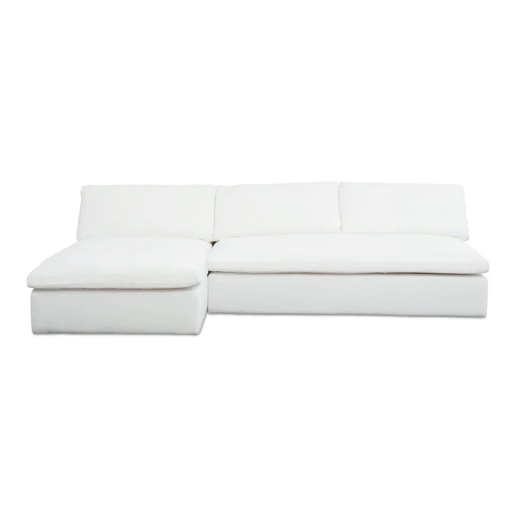 Miles Olefin Fabric Outdoor Modular Sofa (Set Of 2) - LOOMLAN - Moe's Home - Outdoor Sofas & Loveseats