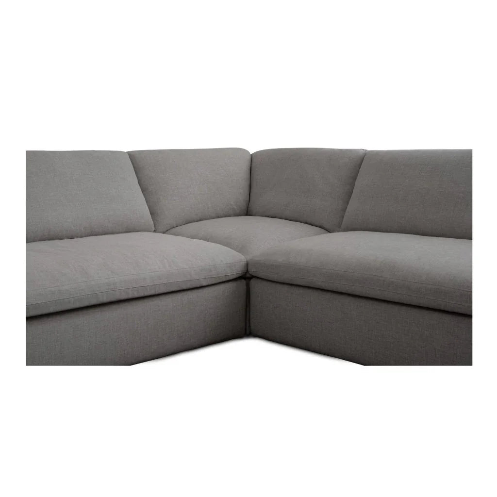 Miles Olefin Fabric Outdoor Sofa (Set Of 3) - LOOMLAN - Moe&#39;s Home - Outdoor Sofas &amp; Loveseats