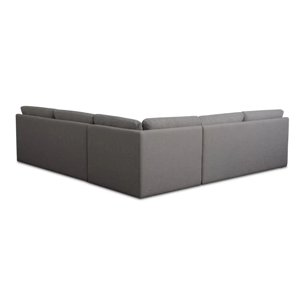 Miles Olefin Fabric Outdoor Sofa (Set Of 3) - LOOMLAN - Moe&#39;s Home - Outdoor Sofas &amp; Loveseats