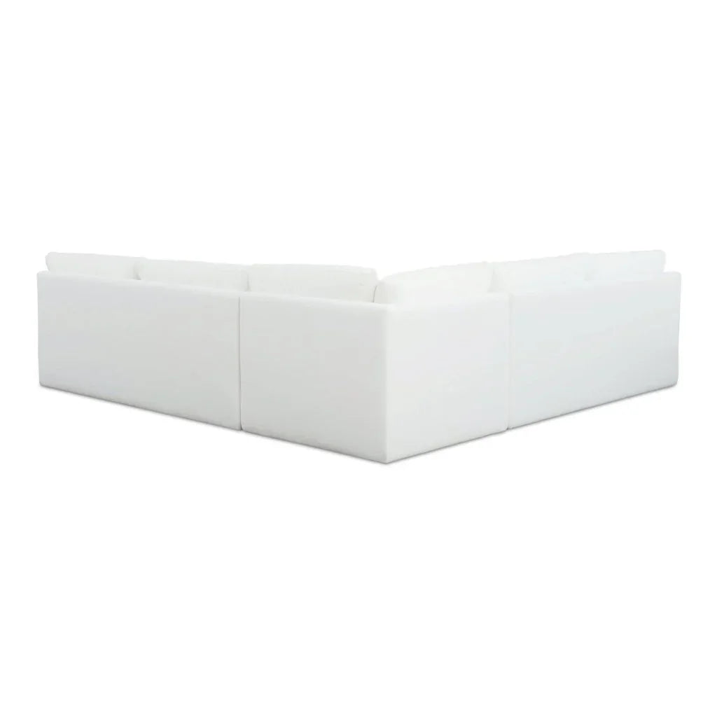 Miles Olefin Fabric Outdoor Sofa (Set Of 3) - LOOMLAN - Moe&#39;s Home - Outdoor Sofas &amp; Loveseats