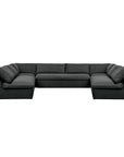 Miles Quick Dry Outdoor Sectional Sofa (Set Of 5) - LOOMLAN - Moe's Home - Outdoor Sofas & Loveseats