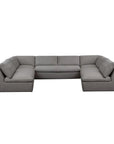Miles Quick Dry Outdoor Sectional Sofa (Set Of 5) - LOOMLAN - Moe's Home - Outdoor Sofas & Loveseats