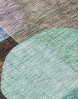 LOOMLAN Rugs Milo Brown Washable Indoor-Outdoor Rug