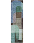 LOOMLAN Rugs Milo Brown Washable Indoor-Outdoor Rug