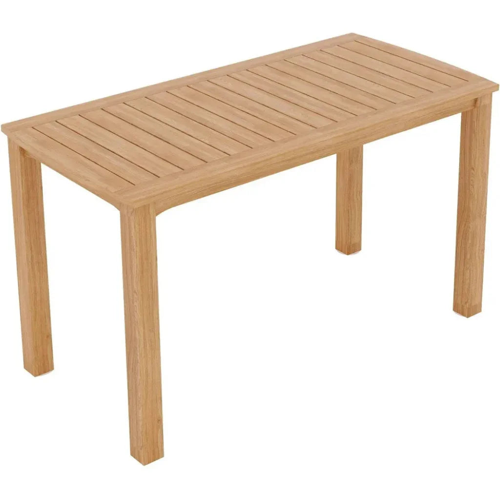 Mirador Rectangular Teak Outdoor Counter Height Table - LOOMLAN - HiTeak - Outdoor Counter Tables