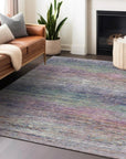 LOOMLAN Rugs Mirae Pink Washable Indoor-Outdoor Rug
