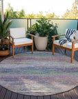 LOOMLAN Rugs Mirae Pink Washable Indoor-Outdoor Rug