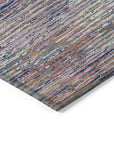 LOOMLAN Rugs Mirae Pink Washable Indoor-Outdoor Rug