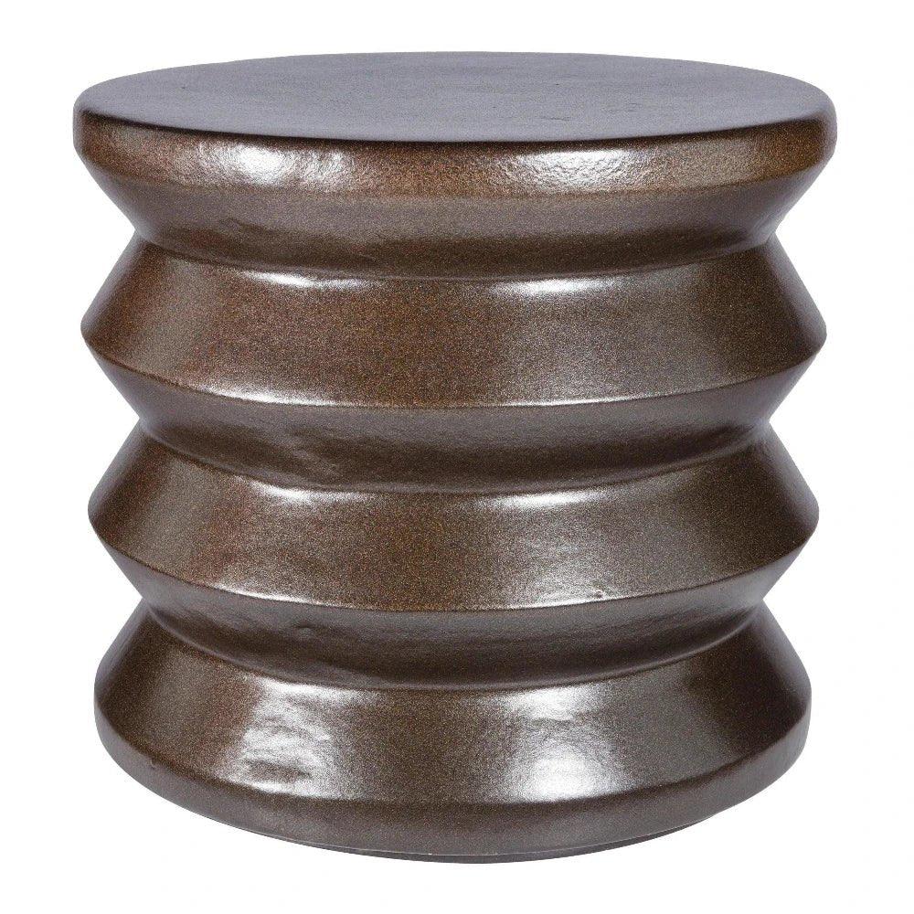 Seasonal Living Mirage Accent Table - Pyrite Brown Outdoor End Table