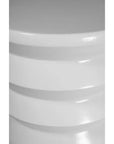 Mirage Accent Table - White Outdoor End Table - LOOMLAN - Seasonal Living - Outdoor Side Tables