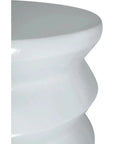 Mirage Accent Table - White Outdoor End Table - LOOMLAN - Seasonal Living - Outdoor Side Tables
