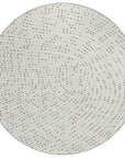 LOOMLAN Rugs Mirelia Ivory Washable Indoor-Outdoor Rug