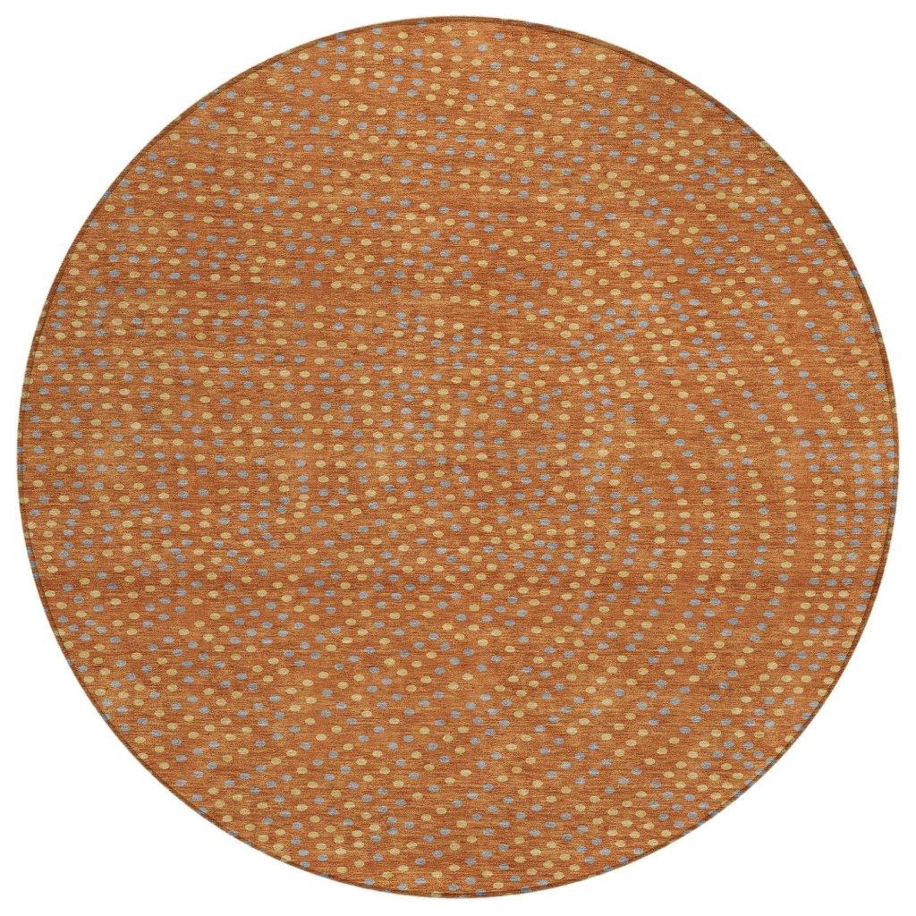 LOOMLAN Rugs Mirelia Paprika Washable Indoor-Outdoor Rug