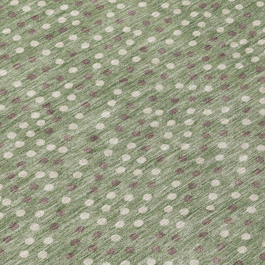 LOOMLAN Rugs Mirelia Sage Washable Indoor-Outdoor Rug