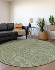 LOOMLAN Rugs Mirelia Sage Washable Indoor-Outdoor Rug