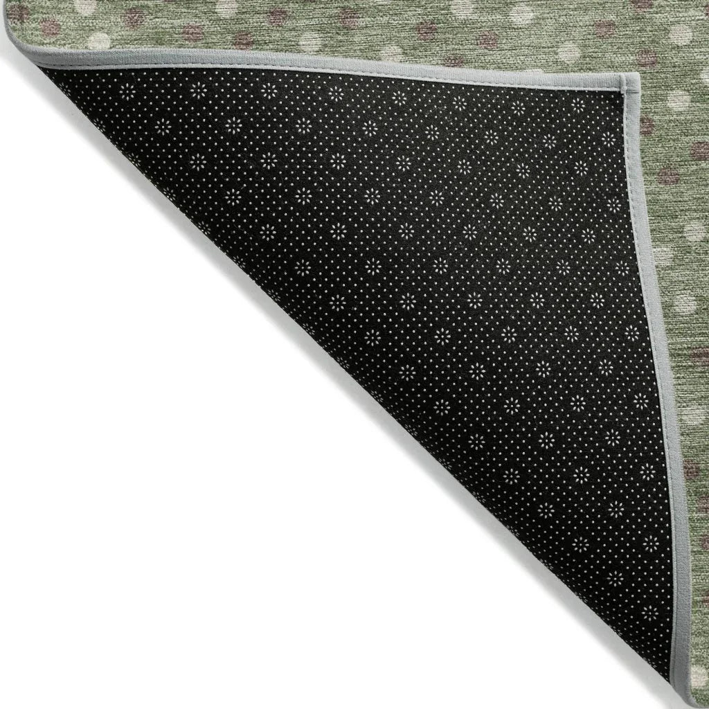 LOOMLAN Rugs Mirelia Sage Washable Indoor-Outdoor Rug