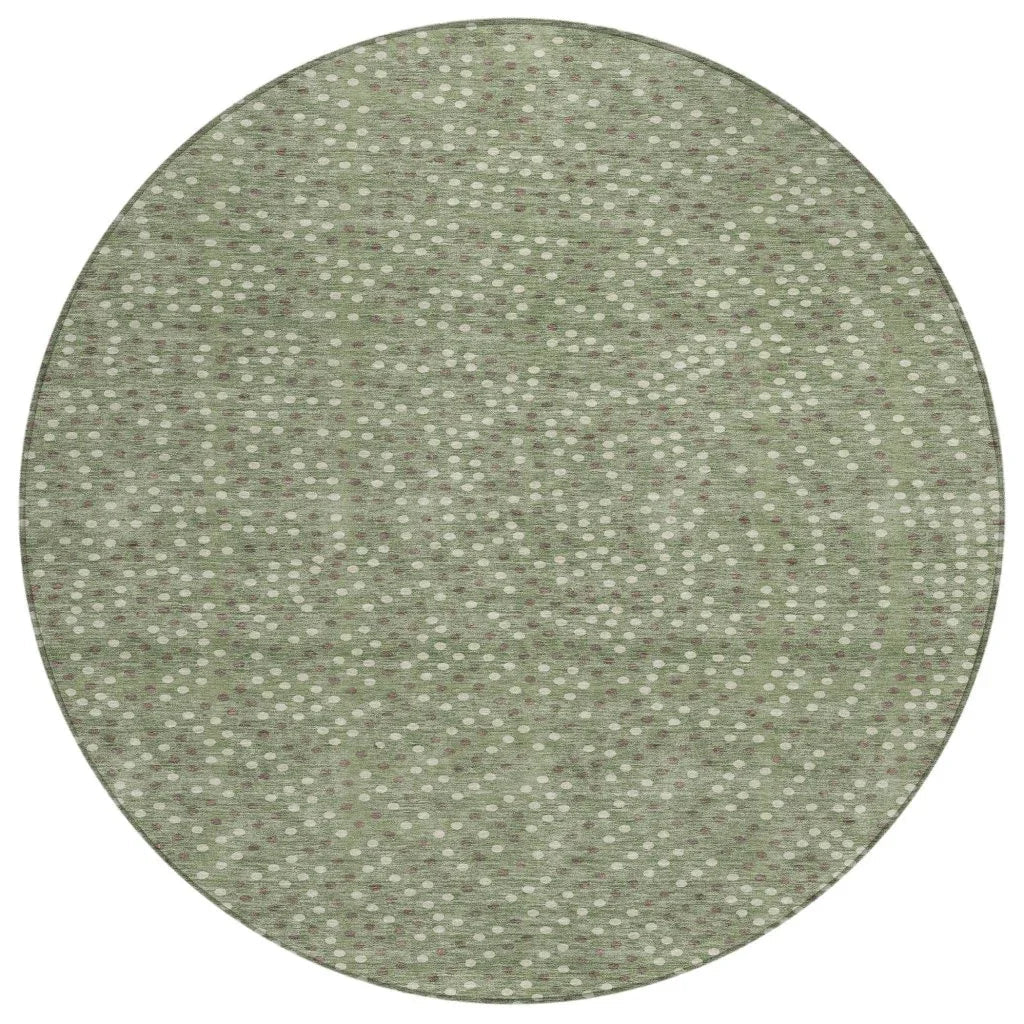 LOOMLAN Rugs Mirelia Sage Washable Indoor-Outdoor Rug