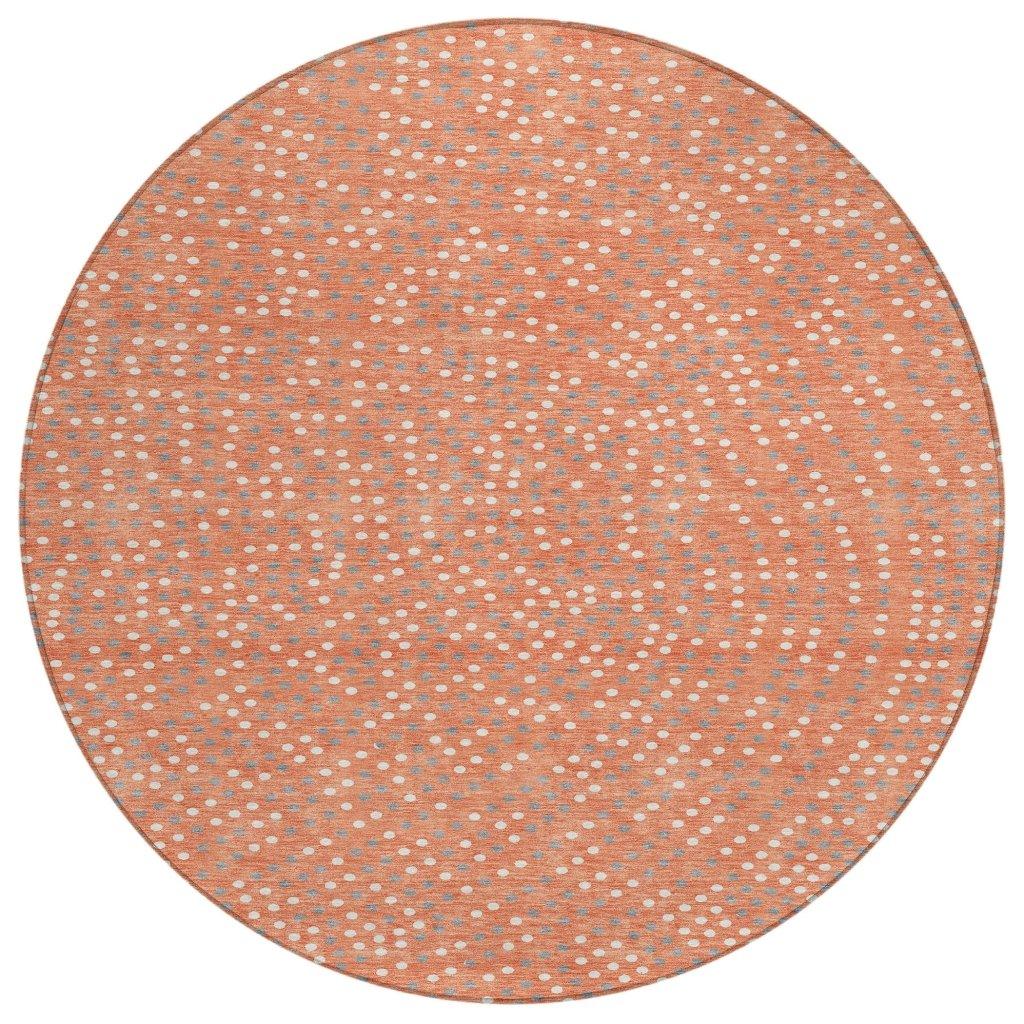 LOOMLAN Rugs Mirelia Salmon Washable Indoor-Outdoor Rug
