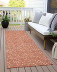 LOOMLAN Rugs Mirelia Salmon Washable Indoor-Outdoor Rug