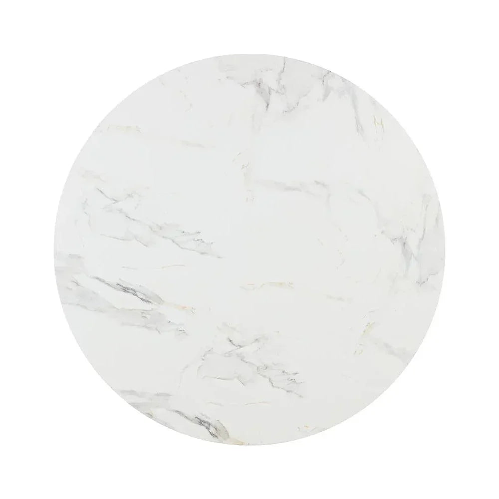 Mirella Coffee Table With White Marble - LOOMLAN - SUNPAN - Outdoor Coffee Tables