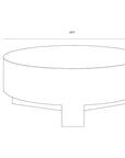 Mirella Coffee Table With White Marble - LOOMLAN - SUNPAN - Outdoor Coffee Tables