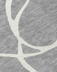 LOOMLAN Rugs Mirelle Gray Washable Indoor-Outdoor Rug