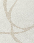 LOOMLAN Rugs Mirelle Ivory Washable Indoor-Outdoor Rug