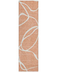 LOOMLAN Rugs Mirelle Salmon Washable Indoor-Outdoor Rug