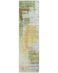 LOOMLAN Rugs Mireya Green Washable Indoor-Outdoor Rug