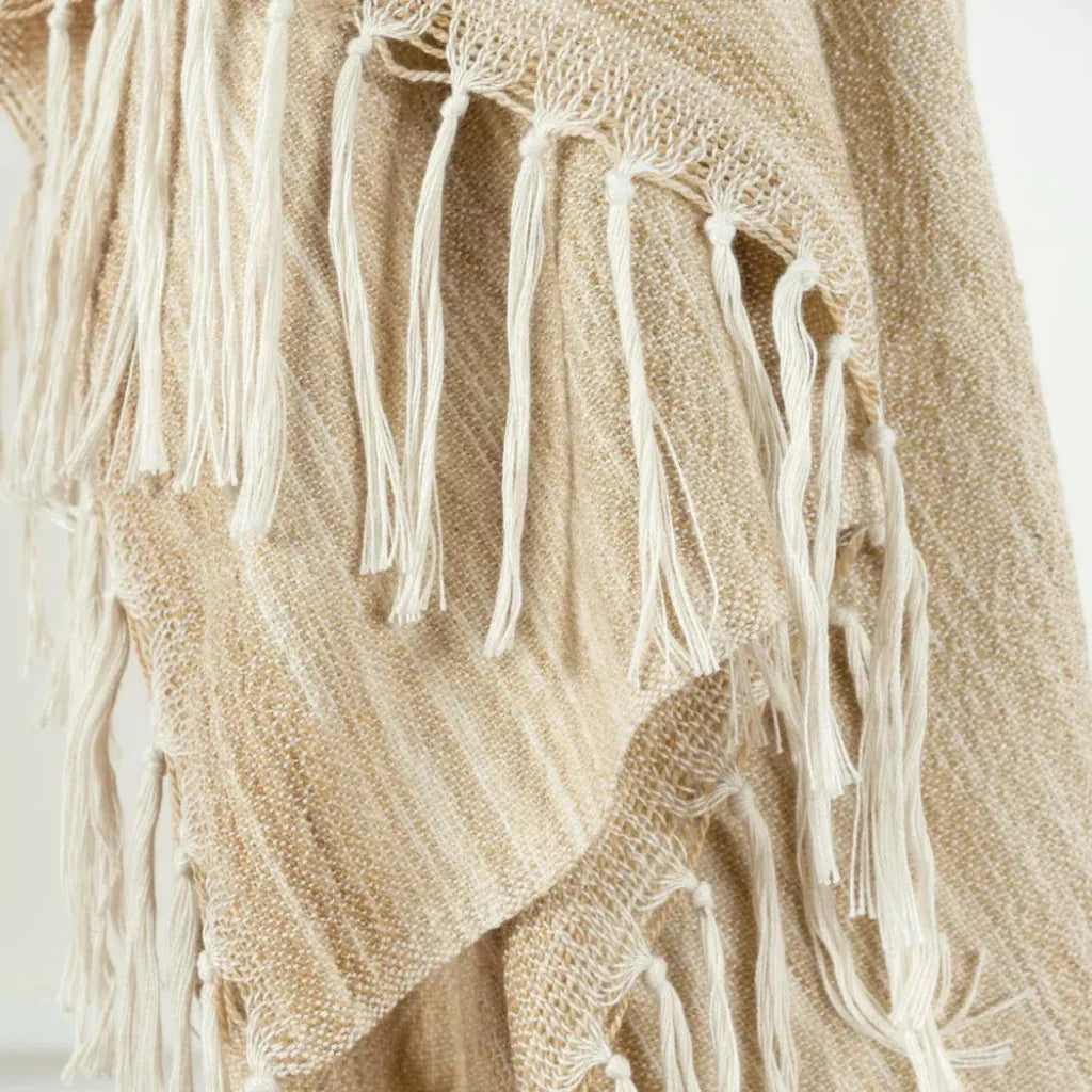 LOOMLAN Modern Outdoor Throw Blanket for Patio
