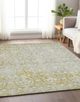 LOOMLAN Rugs Monavia Gold Washable Indoor-Outdoor Rug