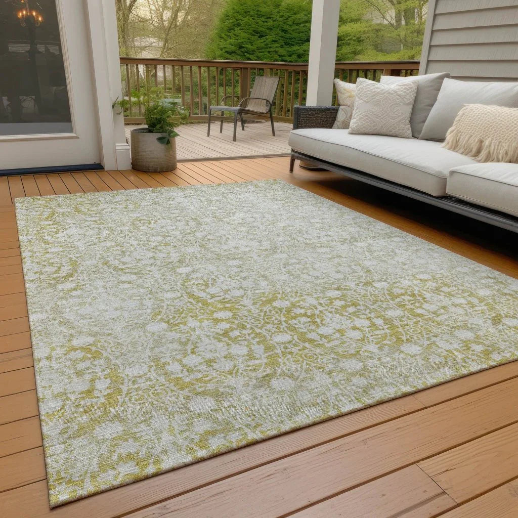 LOOMLAN Rugs Monavia Gold Washable Indoor-Outdoor Rug