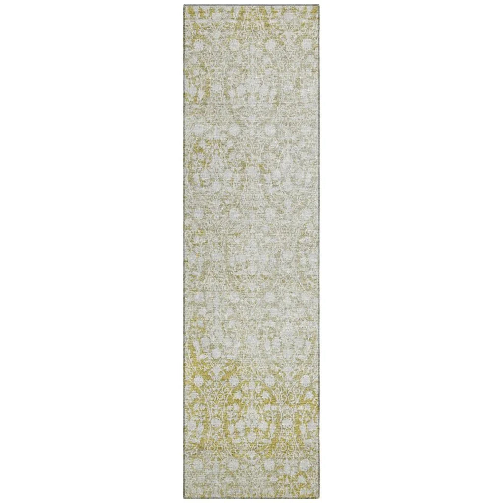 LOOMLAN Rugs Monavia Gold Washable Indoor-Outdoor Rug