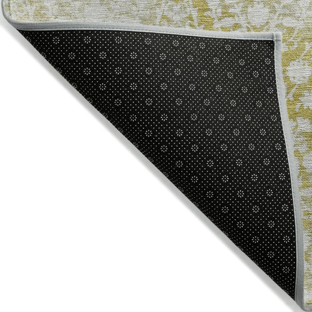 LOOMLAN Rugs Monavia Gold Washable Indoor-Outdoor Rug