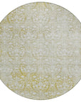 LOOMLAN Rugs Monavia Gold Washable Indoor-Outdoor Rug