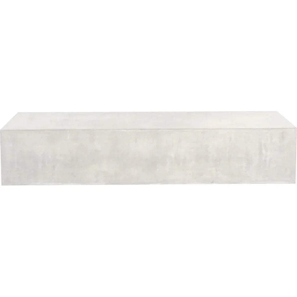 Seasonal Living Monolith Coffee Table - White Outdoor Coffee Table