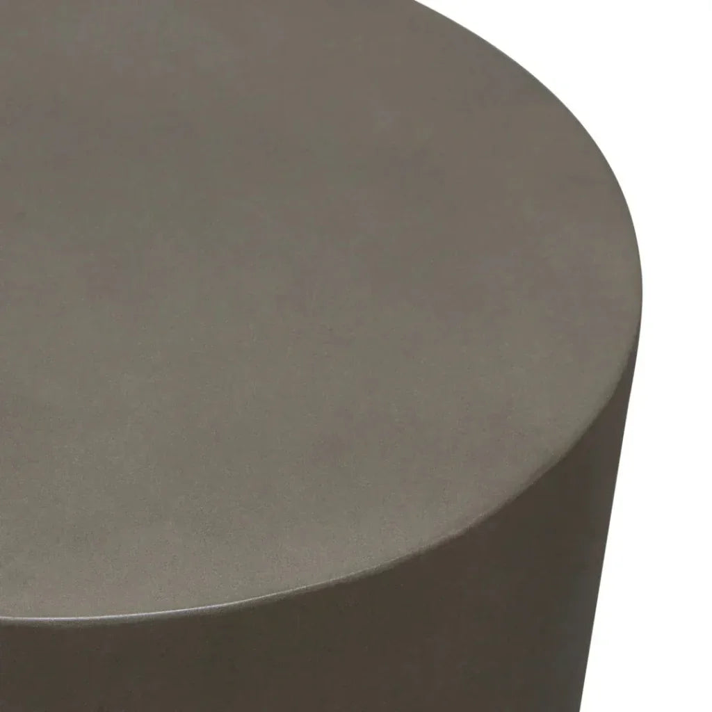 Montage Natural Cement Outdoor End Table - LOOMLAN - Diamond Sofa - Outdoor Side Tables