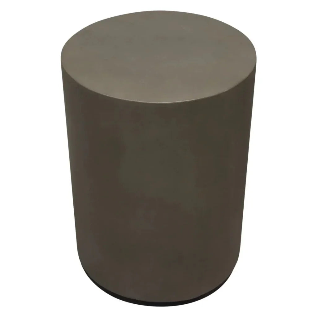 Montage Natural Cement Outdoor End Table - LOOMLAN - Diamond Sofa - Outdoor Side Tables