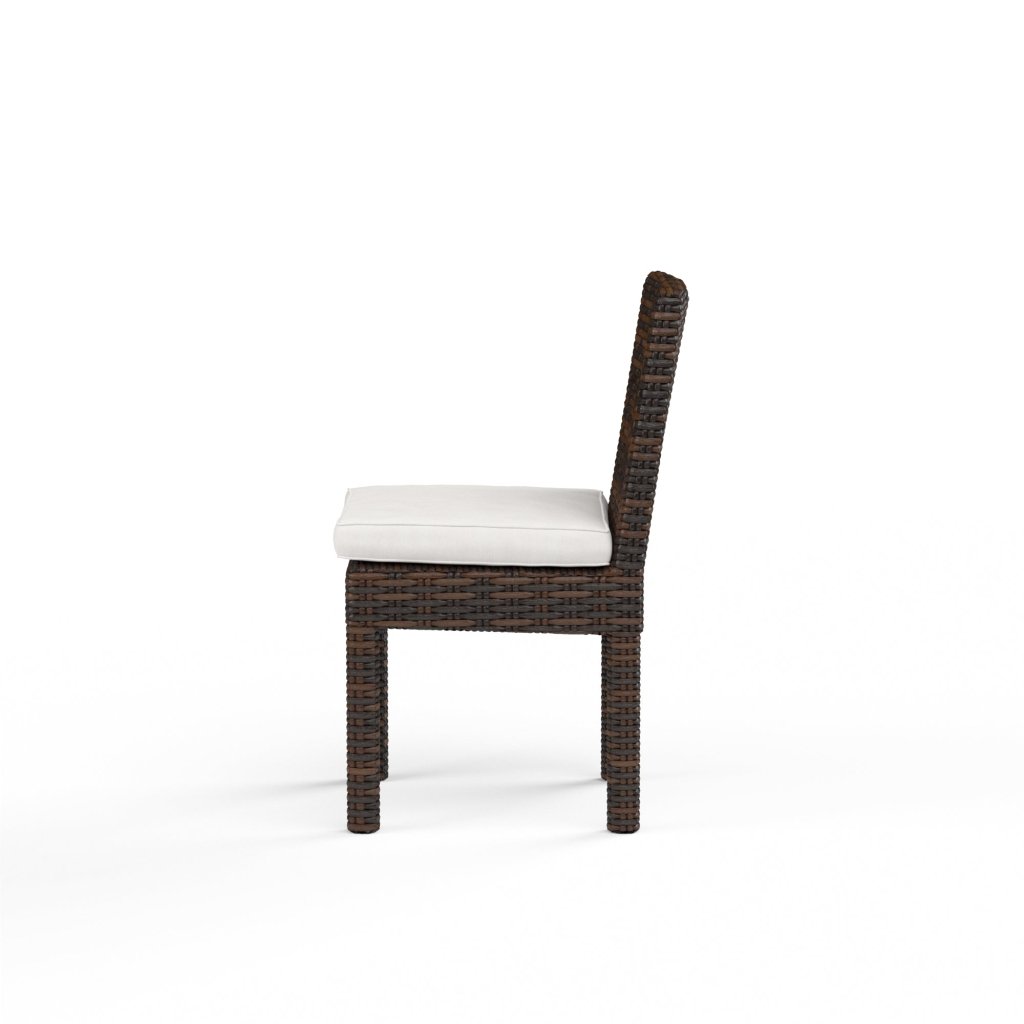 Montecito Sunbrella Armless Outdoor Dining Chair 2PC - LOOMLAN - Sunset West - Outdoor Dining Chairs
