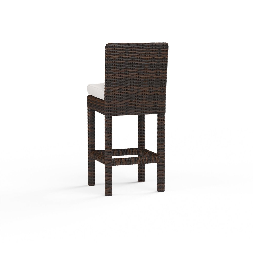 Montecito Sunbrella Outdoor Barstool - LOOMLAN - Sunset West - Outdoor Bar Stools