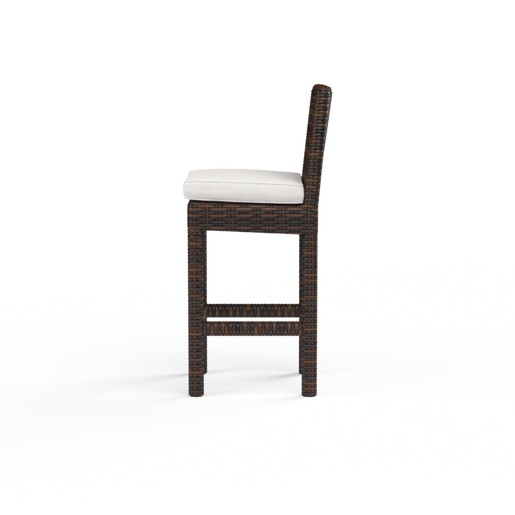 Montecito Sunbrella Outdoor Barstool - LOOMLAN - Sunset West - Outdoor Bar Stools