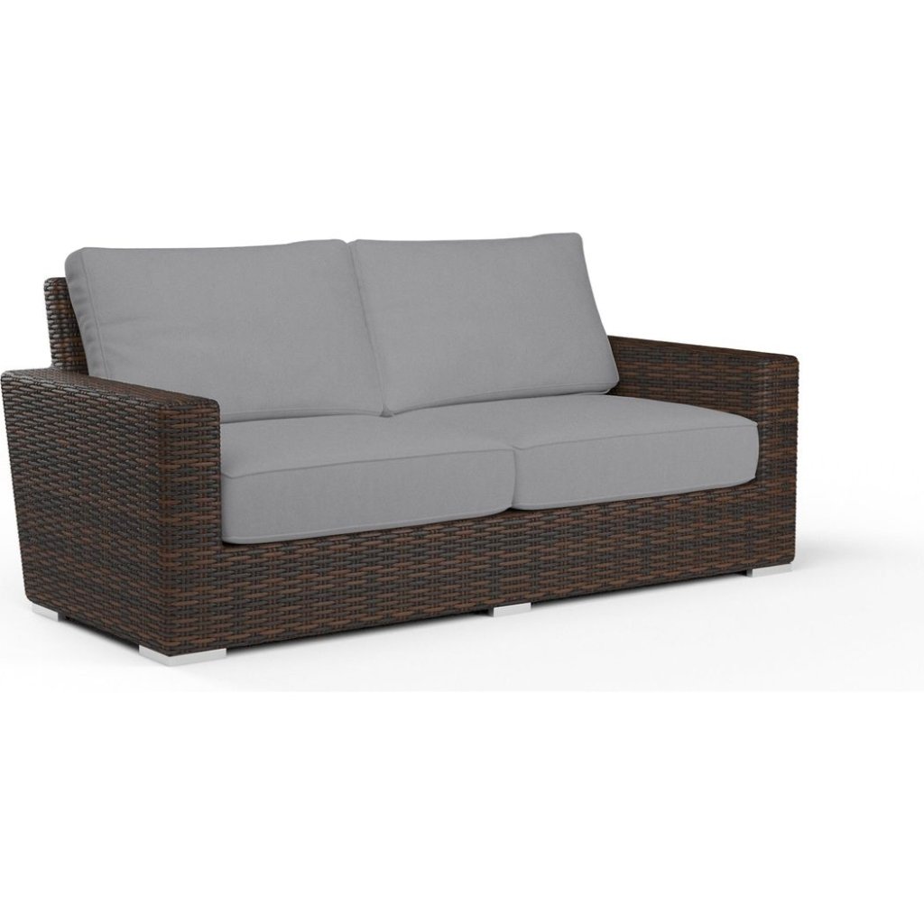 Montecito Sunbrella Outdoor Loveseat - LOOMLAN - Sunset West - Outdoor Sofas &amp; Loveseats