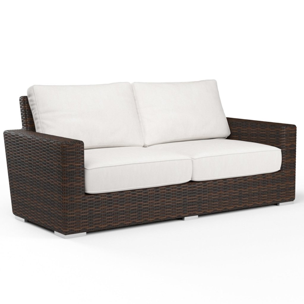 Montecito Sunbrella Outdoor Loveseat - LOOMLAN - Sunset West - Outdoor Sofas &amp; Loveseats