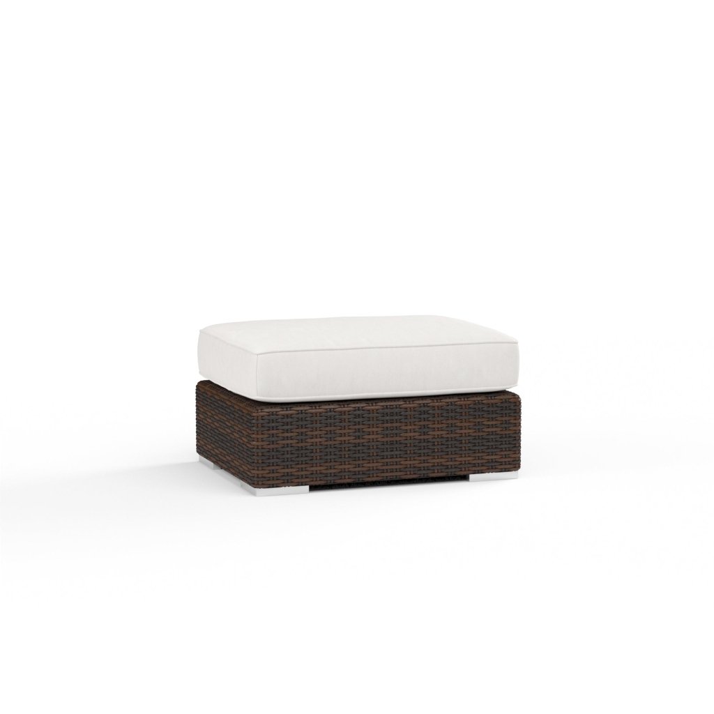 Montecito Sunbrella Outdoor Ottoman - LOOMLAN - Sunset West - Outdoor Ottomans
