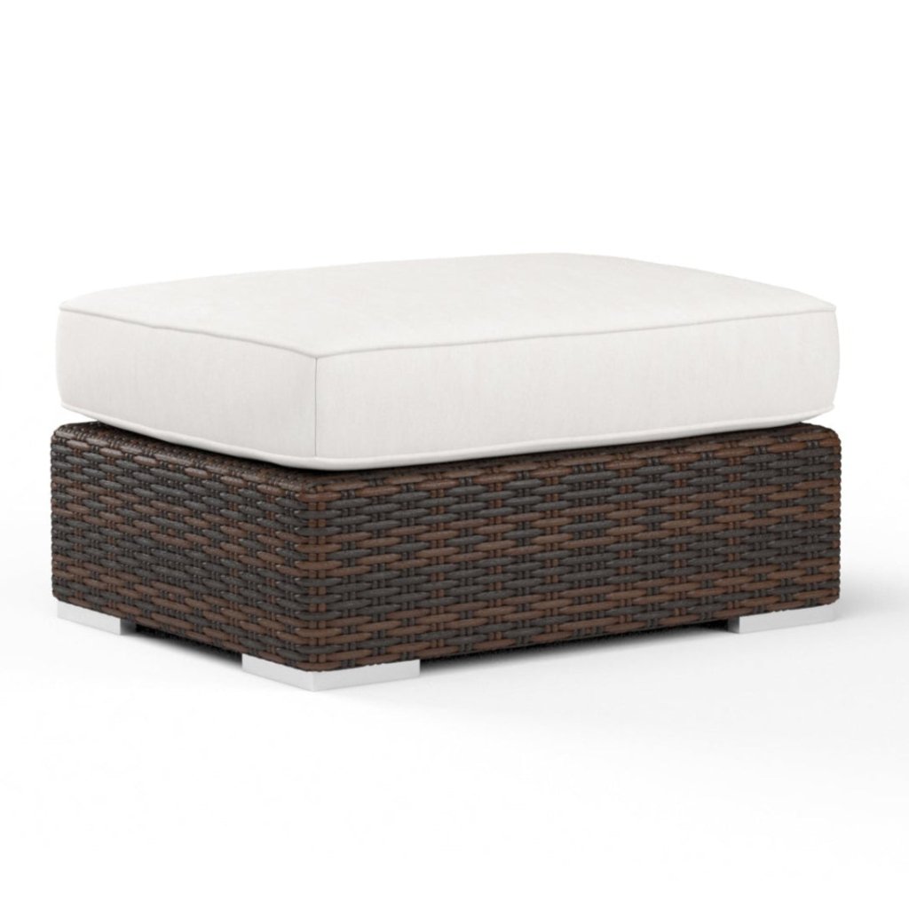 Montecito Sunbrella Outdoor Ottoman - LOOMLAN - Sunset West - Outdoor Ottomans