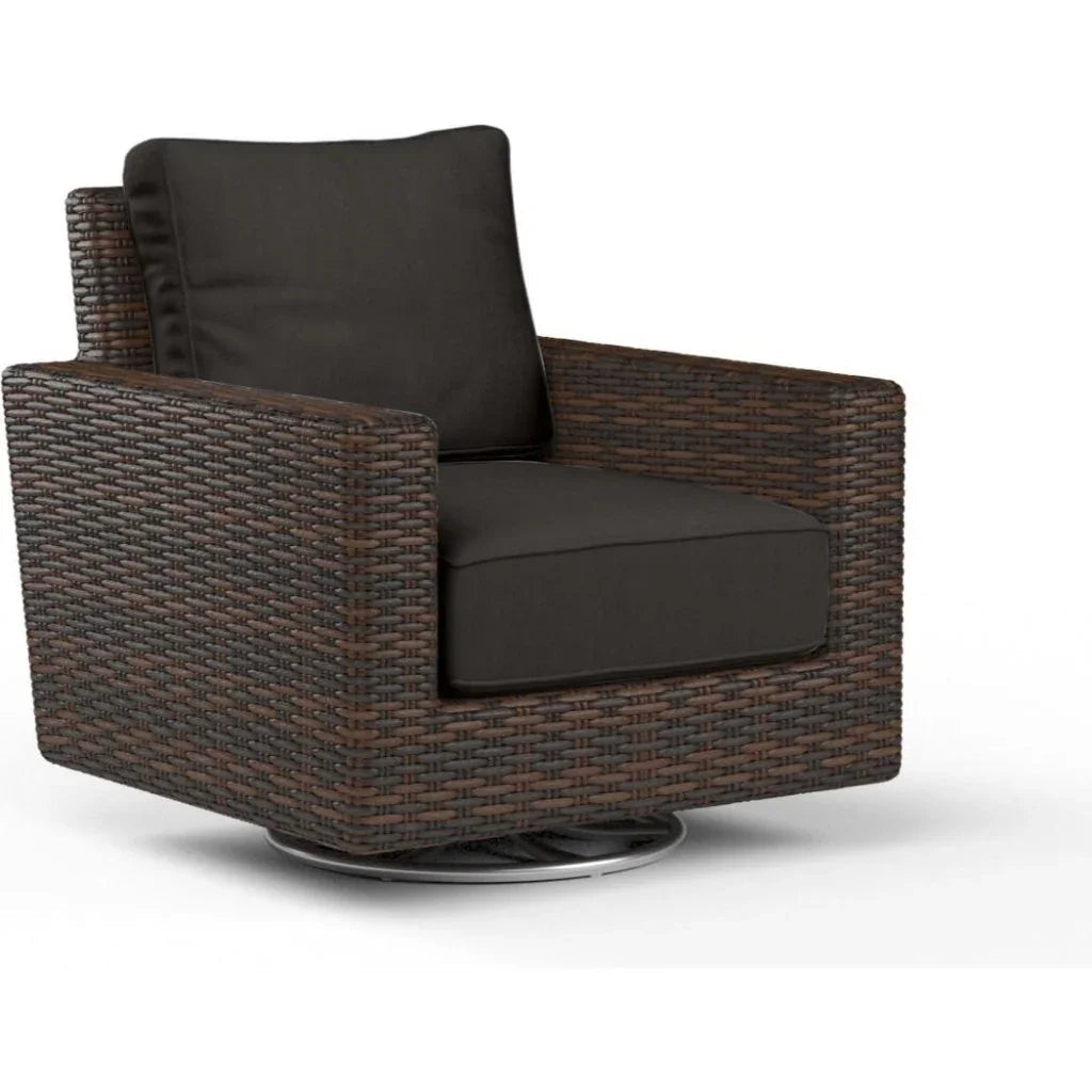Montecito Sunbrella Swivel Outdoor Rocker - LOOMLAN - Sunset West - Outdoor Accent Chairs